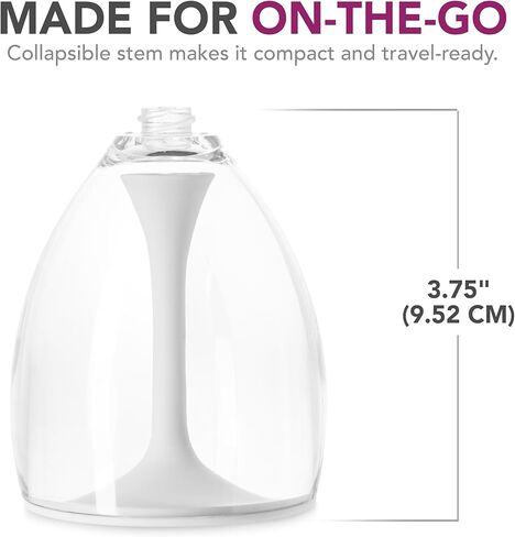 Joie Wine Glass To Go, Portable Wine Glass, Detachable Stem, BPA-free in Saudi Arabia