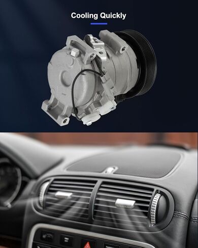 ECCPP A/C Compressor with Clutch Fit for Toyota RAV4 2.0L 2001-2003 Fit for Toyota RAV4 2.4L 2004-2005 AC Compressor in Saudi Arabia