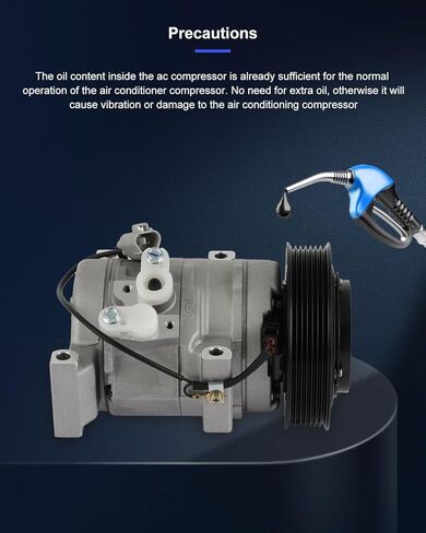 ECCPP A/C Compressor with Clutch Fit for Toyota RAV4 2.0L 2001-2003 Fit for Toyota RAV4 2.4L 2004-2005 AC Compressor in Saudi Arabia