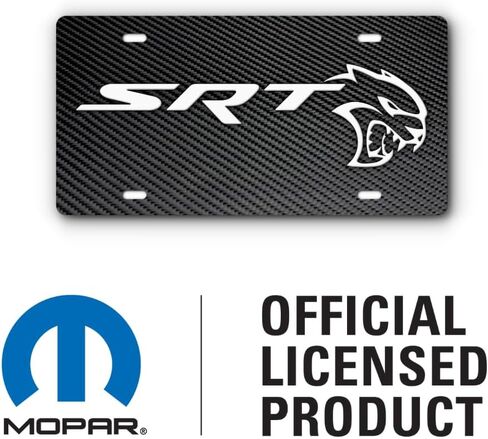 SRT Hellcat Vanity License Plate Cover for Cars & Trucks | Handcrafted in The USA | Stainless Steel Aluminum | UV Resistant | Universal Fit (Distressed Flag & Red) in Saudi Arabia