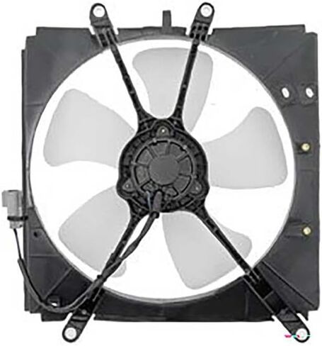 Engine Cooling Fan Assembly 1PC Replaces 1636102050, 1636111020 Compatible with Corolla 1993 1994 1995 1996 1997 Compatible with Geo Prizm 1993 1994 1995 1996 1997 in Saudi Arabia