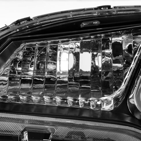 AKKON - Fits 2015 2016 2017 Honda Fit [Halogen Type] Chrome Headlight Headlamp Pair Driver+Passenger Replacement in Saudi Arabia