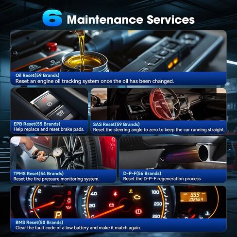 All Systems OBD2 Scanner, MA200 Plus Car Code Reader for 10000+ Car Models, with 6 Services Full OBD2 Live Data Battery Test Diagnostic Scan Tools Lifetime Free Upgrade in Saudi Arabia