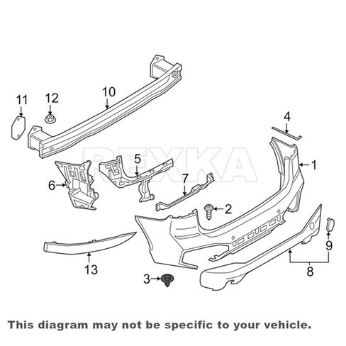 Rexka 30pcs Bumper Cover Fender Liner Splash Shield Radiator Support Screw for BMW Mini 07149126886 F81 F87 F88 F20 F21 F22 E90 E91 MINI in Saudi Arabia