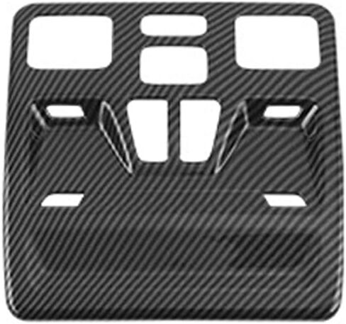 ألياف الكربون نمط إضاءة سقف السيارة غطاء خفيف للقراءة شريط زخرفي ملحقات قولبة داخلية مناسبة لفورد رينجر 2024 2025 (حبوب خشبية) in Kuwait