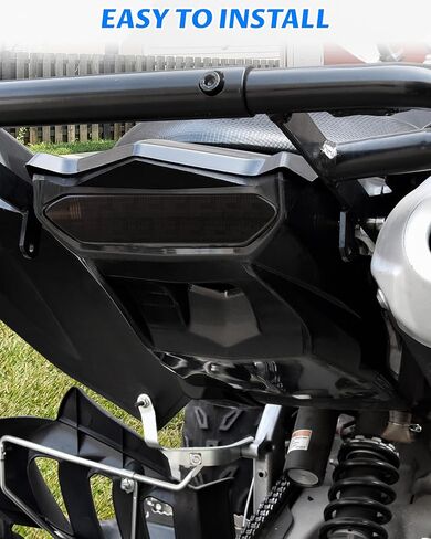 SAUTVS Black Rear Tail Light Cover Taillight Cover for Yamaha Raptor 700 700R 2006-2025 Accessories (1PC, Replace #1PE-H4716-10-00) in Saudi Arabia