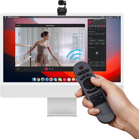 OBSBOT Meet Remote Control Meet 1080p and 4K AI-Powered Webcam,Teaching Live Streaming Video Meeting in Kuwait