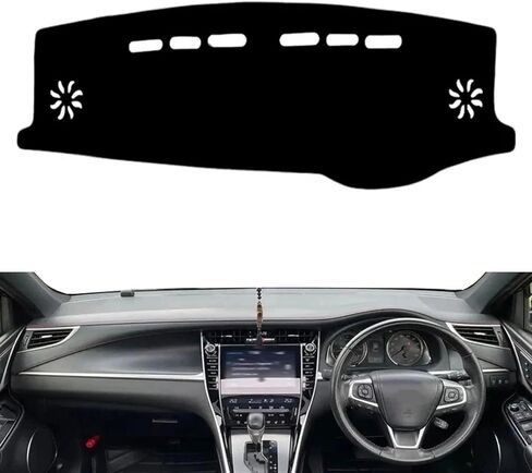 Fit for Toyota Harrier 2013-2020 RHD, Dash Cover, Black Anti-Scratch Car Dash Mat Dashboard Cover, Car Interior Protection in Saudi Arabia