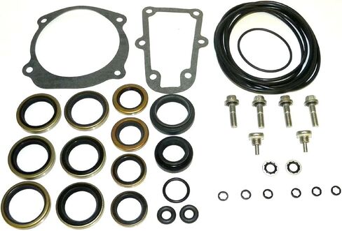 Lower Unit Seal Kit is Compatible with Johnson Evinrude150 Hp V-6 1978-2009 WSM 446-108 OEM# 5006373, 439141, 0396353, 0396354, 5000411, 0437752, 0437753, 0438278, 0439141 in Saudi Arabia