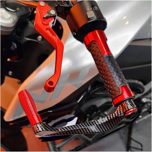 دراجة نارية Handguard ل YZFR6 YZF-R6 YZF R6 2004-2024 2023 2022 2021 2025 المقود القبضات دواسة فرامل عتلات الحرس حامي Handguard in Kuwait