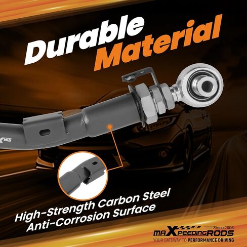 أذرع حدبة خلفية قابلة للتعديل من maXpeedingrods لسيارة Lexus GS350/IS250/IS350/GS200t/GS450h/ RC200t/RC300/RC350 2013-2023، ذراع التحكم العلوي +/-3° in Saudi Arabia