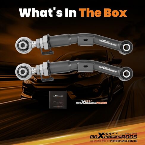 أذرع حدبة خلفية قابلة للتعديل من maXpeedingrods لسيارة Lexus GS350/IS250/IS350/GS200t/GS450h/ RC200t/RC300/RC350 2013-2023، ذراع التحكم العلوي +/-3° in Saudi Arabia