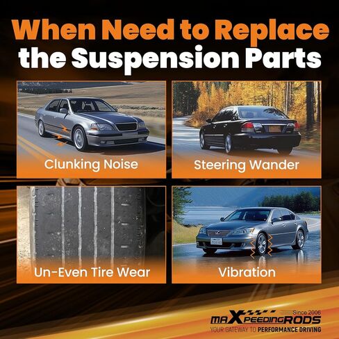 أذرع حدبة خلفية قابلة للتعديل من maXpeedingrods لسيارة Lexus GS350/IS250/IS350/GS200t/GS450h/ RC200t/RC300/RC350 2013-2023، ذراع التحكم العلوي +/-3° in Saudi Arabia