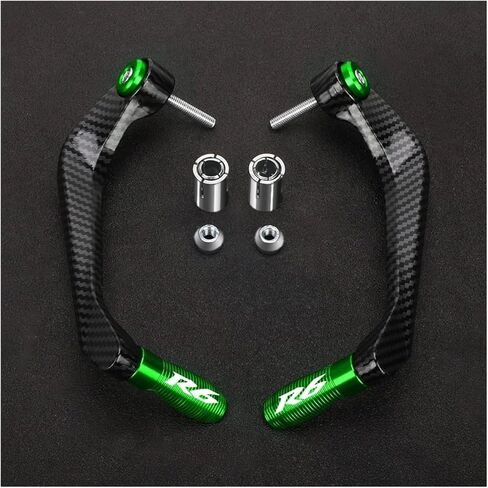 دراجة نارية Handguard ل YZFR6 YZF-R6 YZF R6 2004-2024 2023 2022 2021 2025 المقود القبضات دواسة فرامل عتلات الحرس حامي Handguard in Kuwait