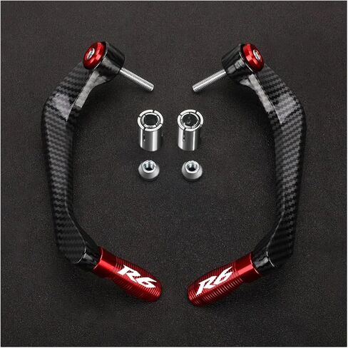 دراجة نارية Handguard ل YZFR6 YZF-R6 YZF R6 2004-2024 2023 2022 2021 2025 المقود القبضات دواسة فرامل عتلات الحرس حامي Handguard in Kuwait