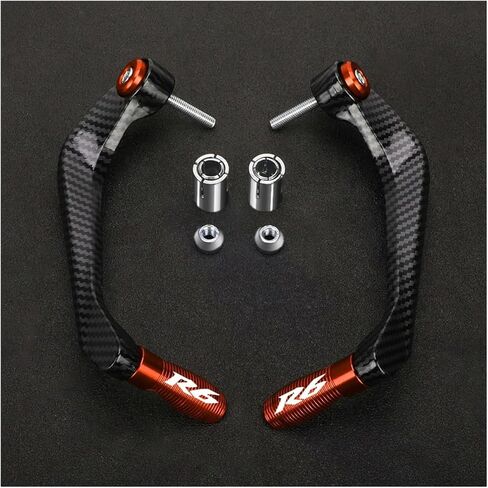 دراجة نارية Handguard ل YZFR6 YZF-R6 YZF R6 2004-2024 2023 2022 2021 2025 المقود القبضات دواسة فرامل عتلات الحرس حامي Handguard in Kuwait