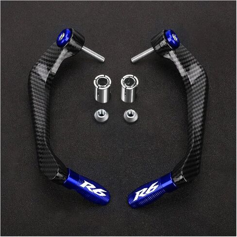 دراجة نارية Handguard ل YZFR6 YZF-R6 YZF R6 2004-2024 2023 2022 2021 2025 المقود القبضات دواسة فرامل عتلات الحرس حامي Handguard in Kuwait