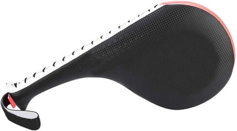 Taekwondo Kick Pad, High Dense Sponge Double Clapper Kicking Pad Striking Pad TKD Kicking Targets Training Paddles with Wrist Strap for Karate Taekwondo Kickboxing Training in Kuwait