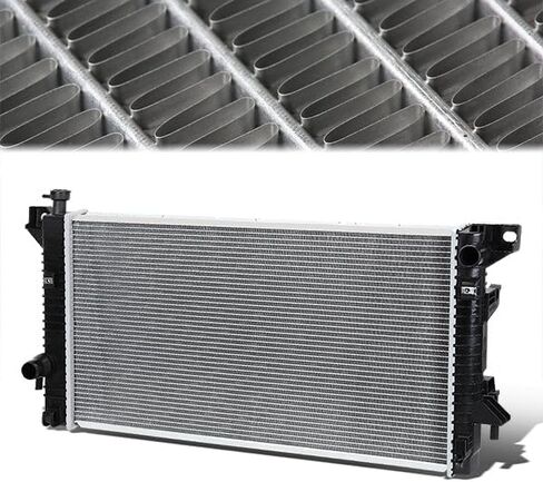 13099 مشعاع متوافق مع 2009-2010 Ford F-150 4.6L 5.4L 6.2L 2009-2014 Expedition، Lincoln Navigator 5.4L AT Factory Style استبدال مشعاع تبريد ألومنيوم 9L3Z8005A 9L3Z8005B CU13099 in Kuwait
