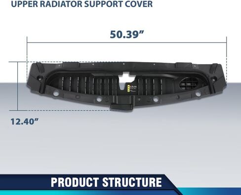 PIT66 Upper Radiator Support Cover Compatible with Chevy Silverado 1500 2019-2023, Compatible with Chevy Silverado 1500 LTD 2022 84535853, GM1224155 in Saudi Arabia