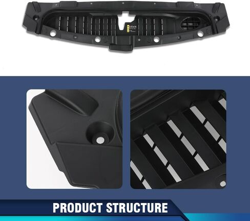 PIT66 Upper Radiator Support Cover Compatible with Chevy Silverado 1500 2019-2023, Compatible with Chevy Silverado 1500 LTD 2022 84535853, GM1224155 in Saudi Arabia