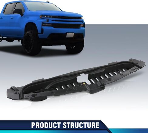 PIT66 Upper Radiator Support Cover Compatible with Chevy Silverado 1500 2019-2023, Compatible with Chevy Silverado 1500 LTD 2022 84535853, GM1224155 in Saudi Arabia