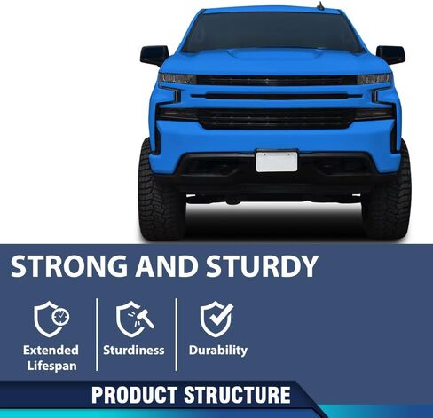 PIT66 Upper Radiator Support Cover Compatible with Chevy Silverado 1500 2019-2023, Compatible with Chevy Silverado 1500 LTD 2022 84535853, GM1224155 in Saudi Arabia
