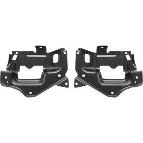 KUAFU Front Bumper Bracket Compatible with 2014-2015 Chevrolet Chevy Silverado 1500 GM1066198, GM1067198, 22944861, 22944862 Driver and Passenger Side Bracket Inner 3rd Gen Steel Powder Coated Black in Kuwait