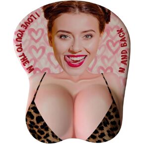 Custom Face Funny & Naughty Personalized Photo 3D Mouse Pad, Custom Face Sexy Body 3D Mouse Pad for Naughty Couple Funny Coworkers Troll, Adult Jokes Gifts for Couple Coworker Troll in Saudi Arabia