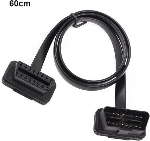 OBD2 Extension Cable 16 Pin Male to Female Right Angle Diagnostic Adapter Wire for Car Scanner Tool, OBDII Cable Extension Cord in Saudi Arabia
