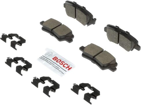 مجموعة وسادات فرامل قرص السيراميك الفاخرة من BOSCH BC1848 - متوافقة مع سيارات مختارة من Hyundai Tucson؛ كيا سبورتاج؛ مؤخرة in Saudi Arabia
