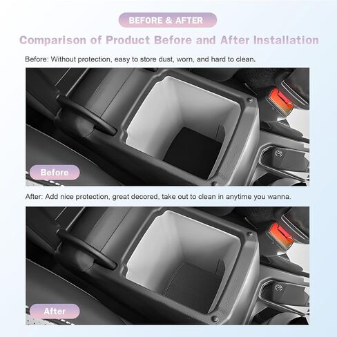 LUWU for 2025 V olkswagen Taos Accessories - لـ 2022 2023 2024 2025 VW Taos دواسات فتحة الباب وحامل الأكواب وبطانات وحدة التحكم المركزية وحواف سوداء - 12 قطعة/مجموعة in Kuwait