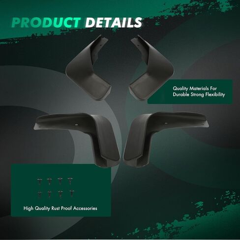SCITOO Mud Flaps 4PCS suitable for Volkswagen Jetta 2015-2017 front & rear mud flaps splash guard set in Saudi Arabia