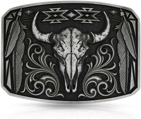 Montana Silversmiths Unisex Southwest Abundance Attitude Buckle Silver One Size in Kuwait