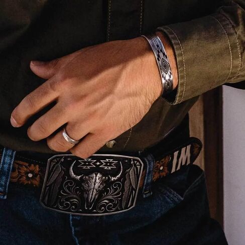 Montana Silversmiths Unisex Southwest Abundance Attitude Buckle Silver One Size in Kuwait