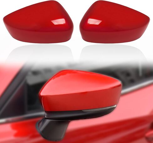 Car Rearview Mirror Cover Cap Housing Protective Cover for Exterior Mirrors Fit for Mazda 3 Axela 2017 2018 2019 Rearview Mirror Accessories(Gray, Left Driver Side in Saudi Arabia
