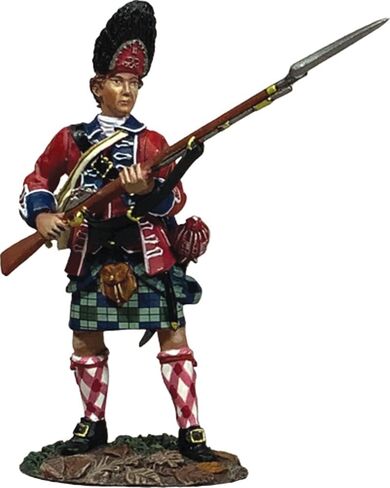 W. Britain American Revolution 16090 British 42nd Royal Highland Regiment Standing Defending 1:30 Scale Metal in Saudi Arabia