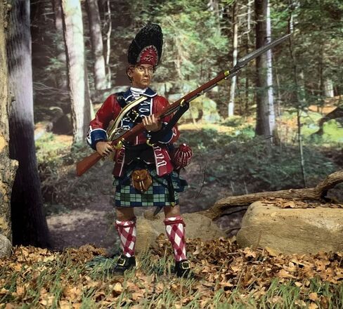 W. Britain American Revolution 16090 British 42nd Royal Highland Regiment Standing Defending 1:30 Scale Metal in Saudi Arabia