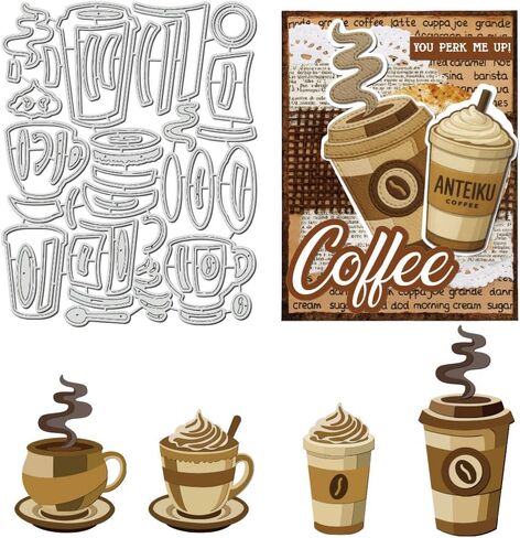 UNICRAFTALE 6Pcs Swirl Carbon Steel Cutting Dies Stencils Vintage Flower Border Cutting Dies for Paper Card Making Vintage Card Frame Stitch Dies Stencils for Scrapbooking Photo Album in Saudi Arabia