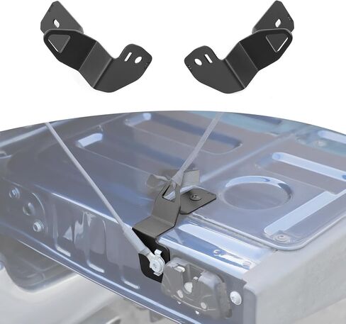 for RAM TRX Tailgate Cable Mount Bracket Fit for RAM TRX 2018-Present Black Exterior Accessories 2pcs in Saudi Arabia