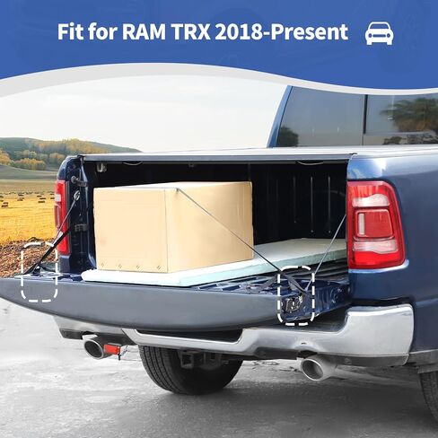 for RAM TRX Tailgate Cable Mount Bracket Fit for RAM TRX 2018-Present Black Exterior Accessories 2pcs in Saudi Arabia