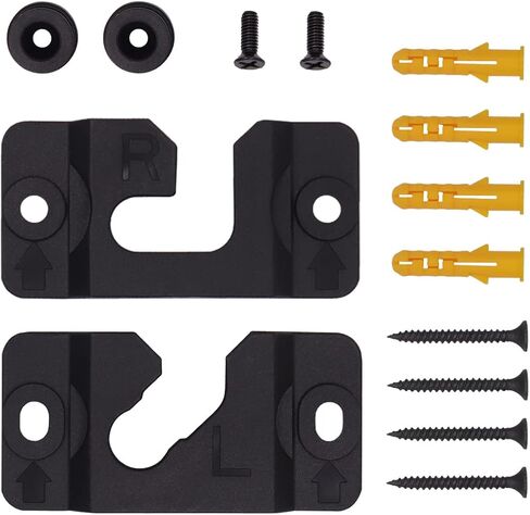Tendodo Black L Wall Bracket AH61-03883A and R Wall Bracket AH61-03884A for Samsung HWHM45 HW-HM45 HWHM45C HW-HM45C HWHM55C HW-HM55C Sound bar in Saudi Arabia