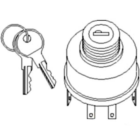 RAParts 241965 مفتاح الإشعال/مفتاح التبديل يناسب Allis Chalmers D10 D12 D15 D17 H3 I40 I400 I500 I60 I600 170 175 180 185 190 190XT 200 210 220 in Kuwait