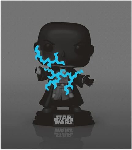 Funko Star Wars الحلقة III Mace Windu Force Lightning Glow in The Dark Pop Vinyl شخصية حصرية 788 in Saudi Arabia
