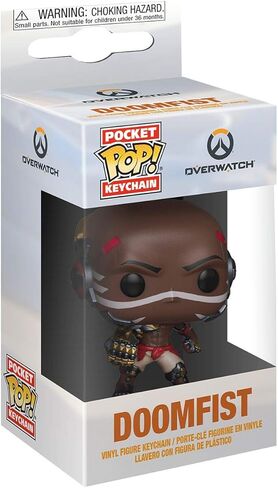Funko Pop! Keychain: Overwatch - Doomfist, Multicolor, One-Size in Saudi Arabia