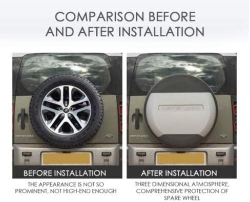 ABS Tasman الأزرق الإطارات الاحتياطية غطاء الإطار يناسب المدافع 90 110 2 باب 4 باب 2020 2021 2022 2023 2024 2025 2026 in Saudi Arabia