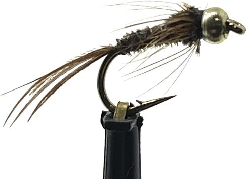 Fly Fishing Flies | Bead Head Pheasant Tail Nymph Flies | 12pc Trout Flies and Bass Flies | Flies for Fly Fishing | Fly Fishing Assortment in Saudi Arabia