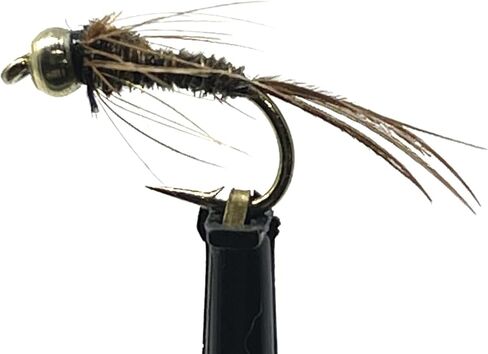 Fly Fishing Flies | Bead Head Pheasant Tail Nymph Flies | 12pc Trout Flies and Bass Flies | Flies for Fly Fishing | Fly Fishing Assortment in Saudi Arabia