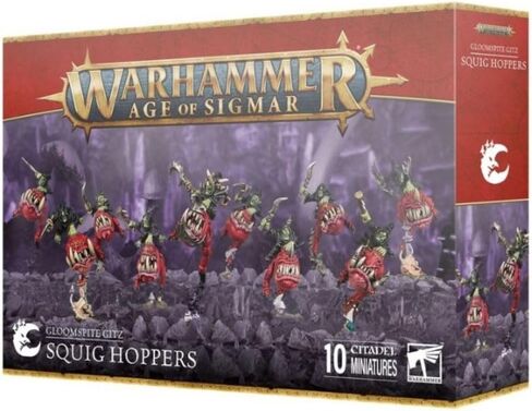 Games Workshop Warhammer: GLOOMSPITE GITZ: Squig Hoppers in Saudi Arabia