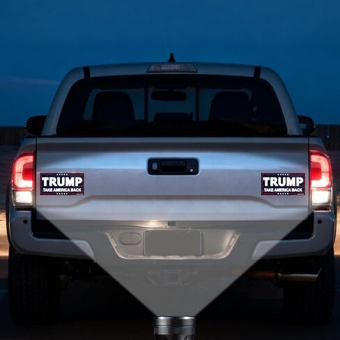 President Donald Trump Take America Back Bumper Sticker, 3 Pack Trump Sticker, 8"x4" Big Trump Letters Car Decal, Fadeproof Vinyl for Car, Truck, Window, Laptop in Saudi Arabia